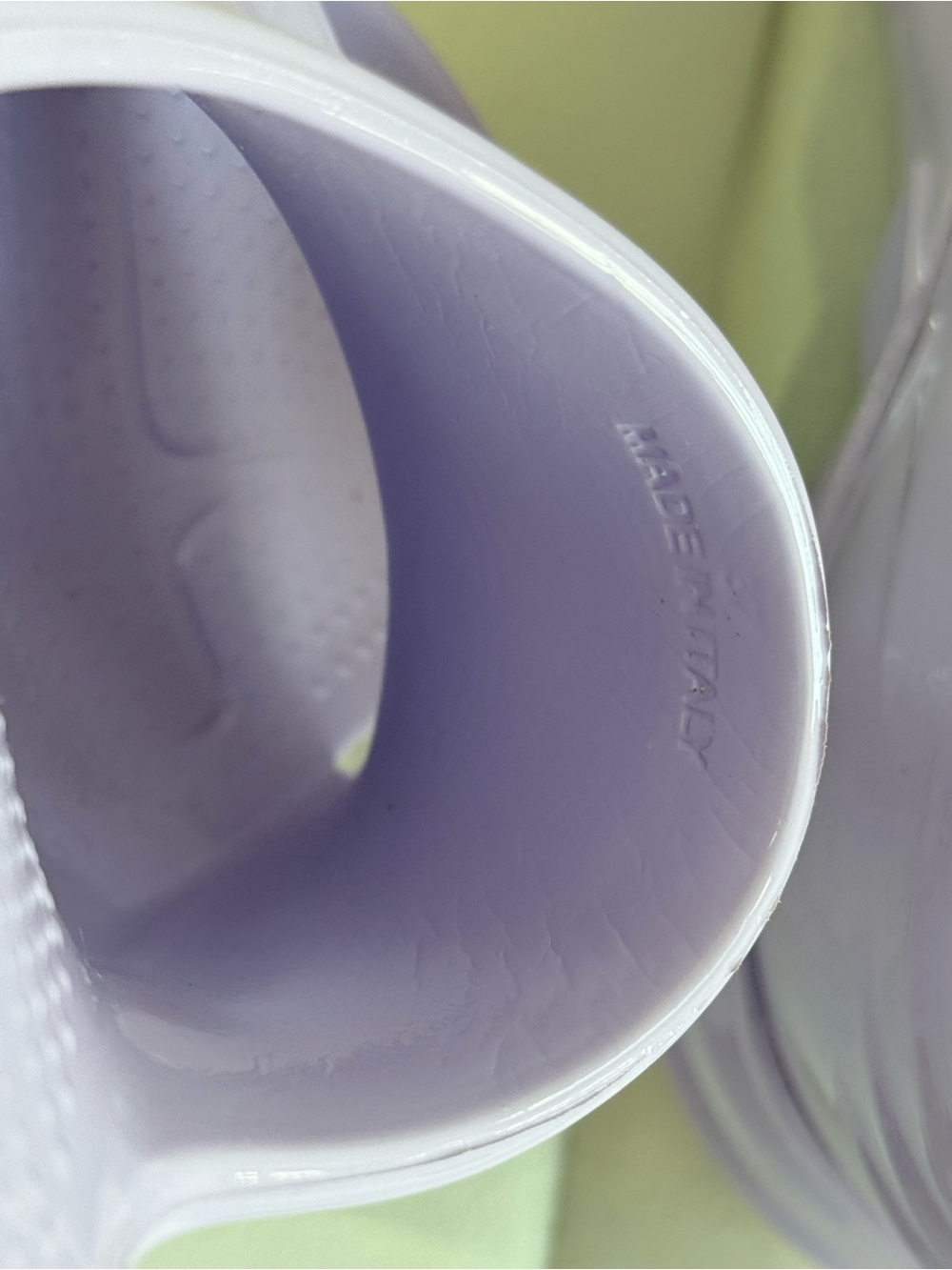 SOLD Givenchy Marshmallow Slider Wedges in Lilac - Picture 12 of 13